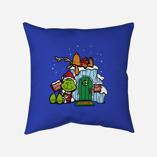 Grinch Nuts-none removable cover w insert throw pillow-Boggs Nicolas