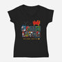 Video Game Lover-womens v-neck tee-goodidearyan