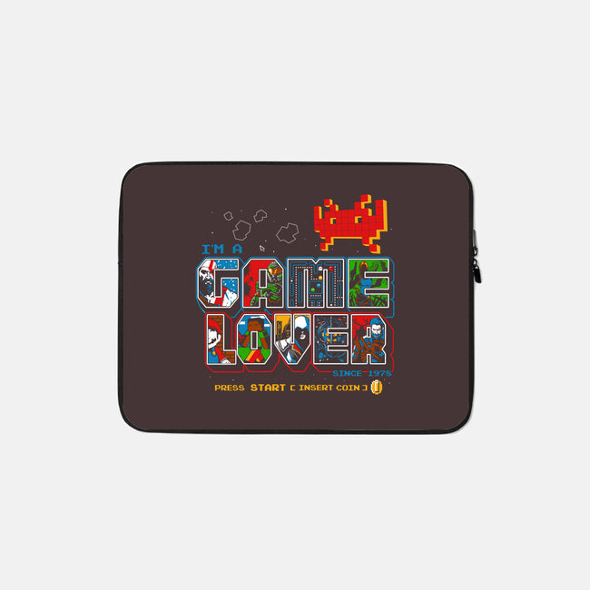 Video Game Lover-none zippered laptop sleeve-goodidearyan