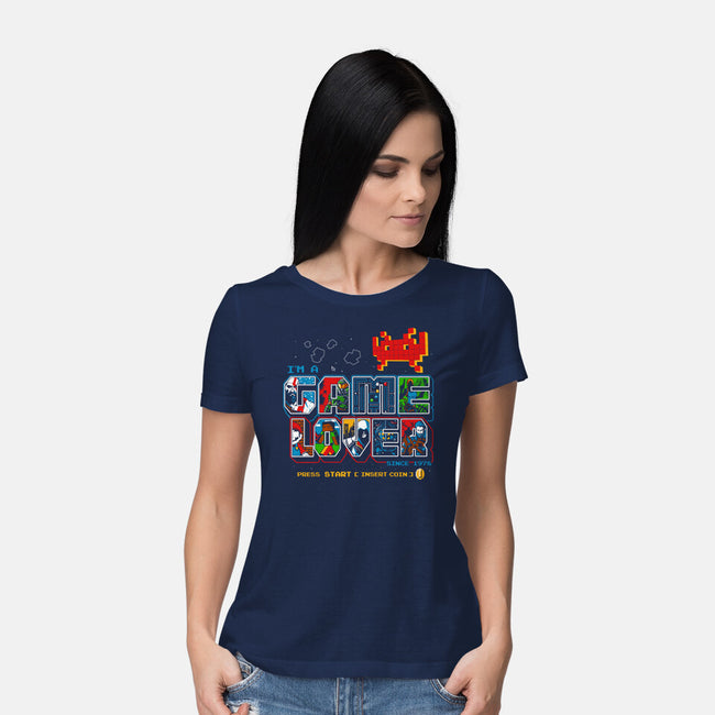 Video Game Lover-womens basic tee-goodidearyan