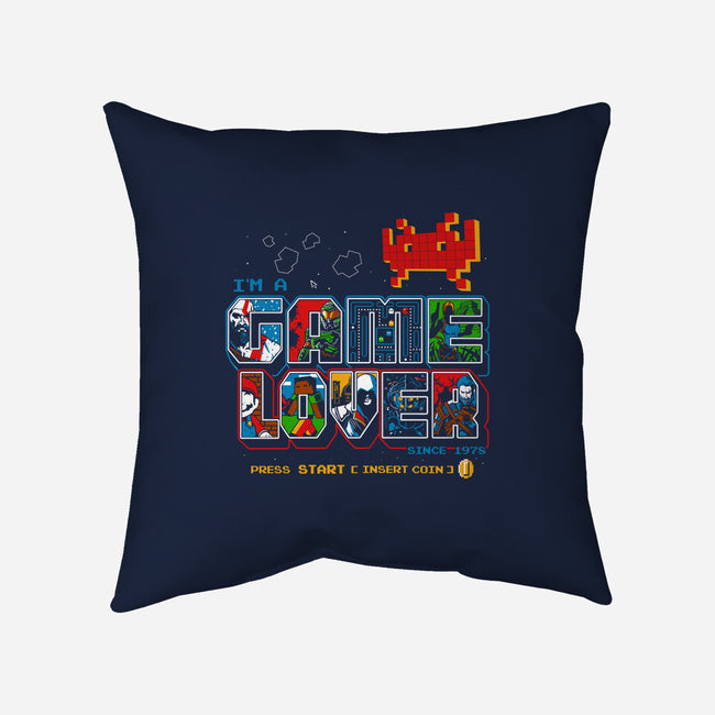 Video Game Lover-none removable cover w insert throw pillow-goodidearyan