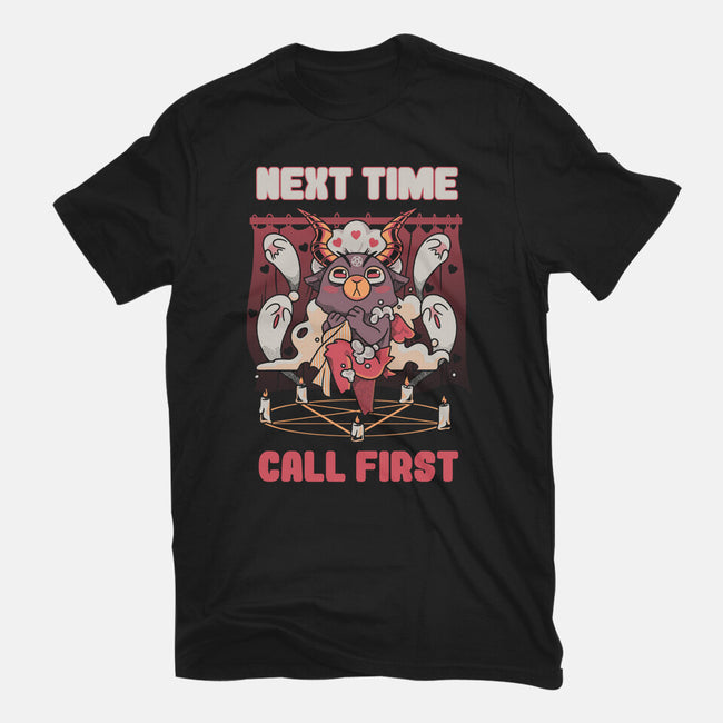 Next Time Call First-womens basic tee-yumie