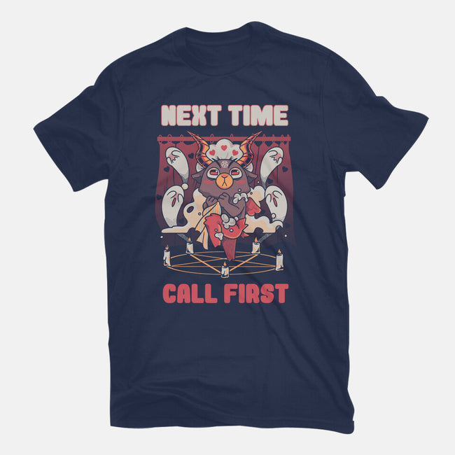 Next Time Call First-mens heavyweight tee-yumie
