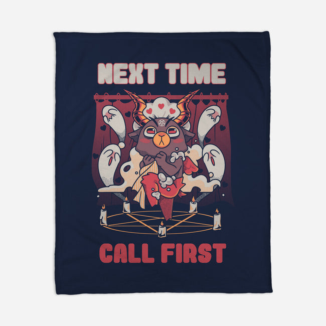 Next Time Call First-none fleece blanket-yumie