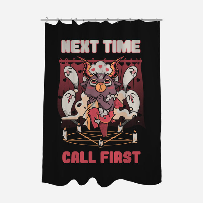 Next Time Call First-none polyester shower curtain-yumie