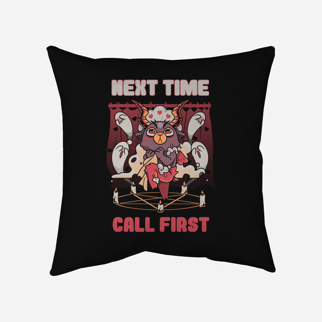Next Time Call First-none removable cover throw pillow-yumie