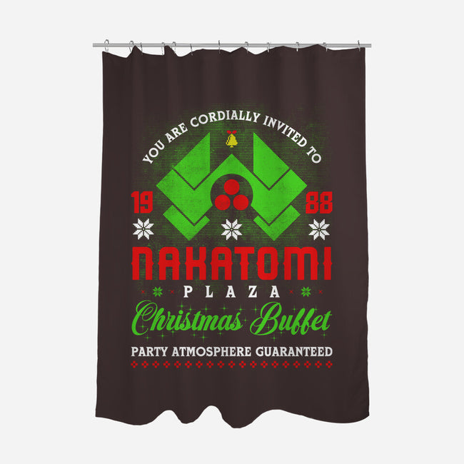 Plaza Invite-none polyester shower curtain-rocketman_art