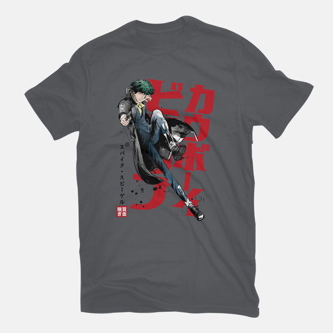 Spike Sumi-E-womens basic tee-DrMonekers