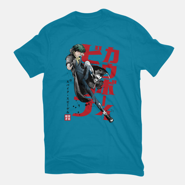 Spike Sumi-E-womens basic tee-DrMonekers