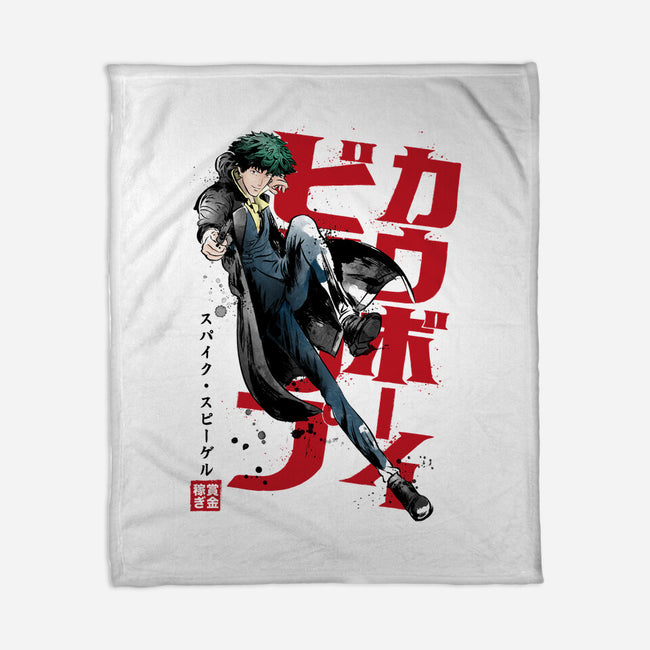 Spike Sumi-E-none fleece blanket-DrMonekers