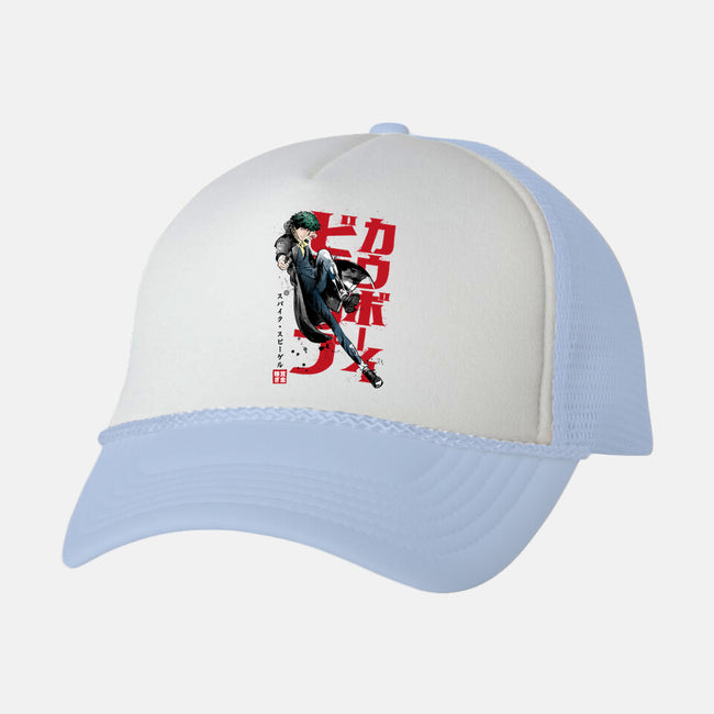 Spike Sumi-E-unisex trucker hat-DrMonekers