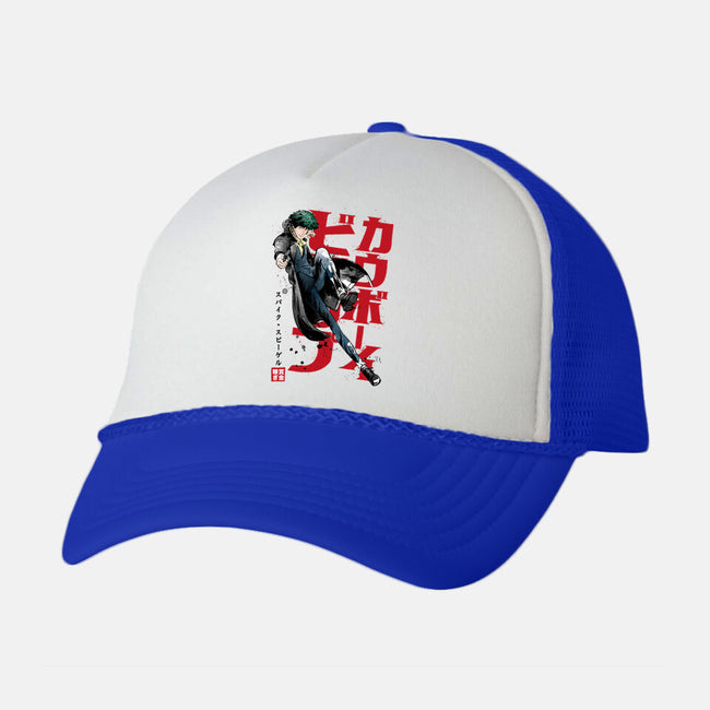 Spike Sumi-E-unisex trucker hat-DrMonekers