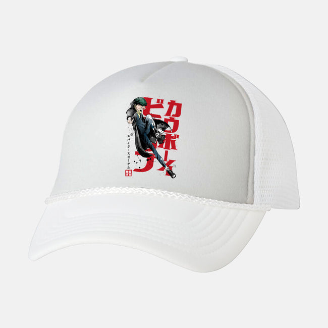 Spike Sumi-E-unisex trucker hat-DrMonekers