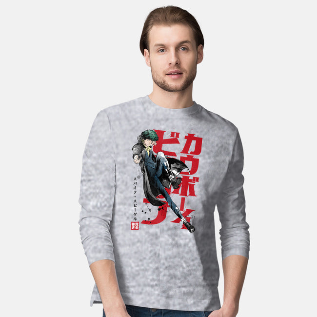 Spike Sumi-E-mens long sleeved tee-DrMonekers