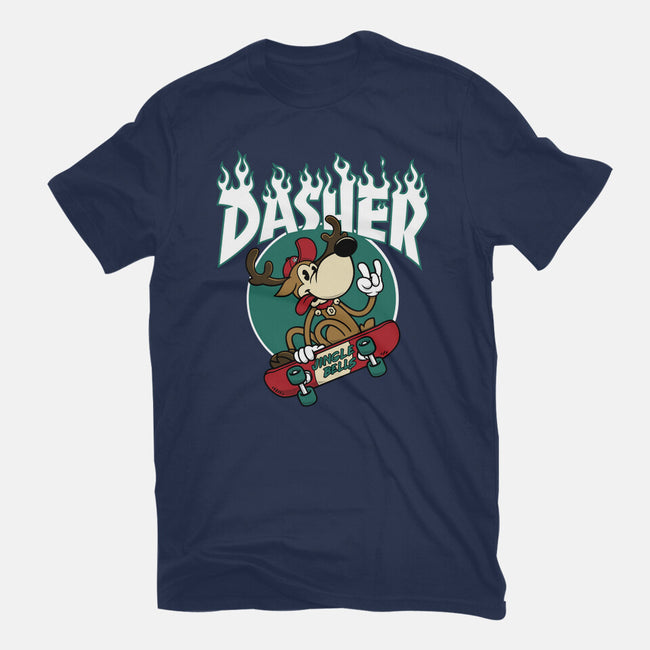 Dasher Thrasher-womens fitted tee-Nemons