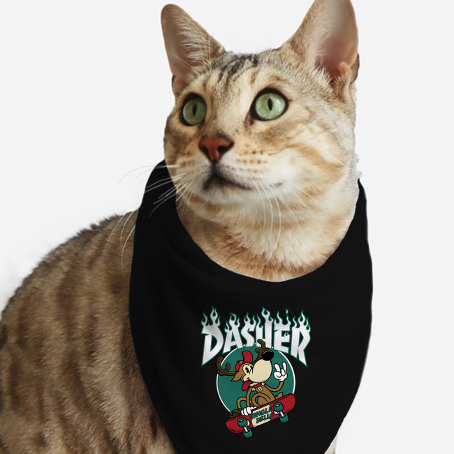 Dasher Thrasher-cat bandana pet collar-Nemons