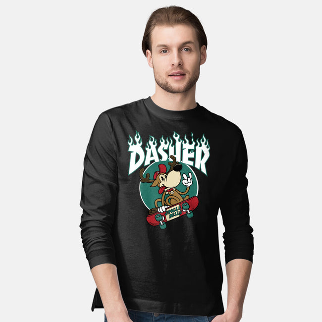 Dasher Thrasher-mens long sleeved tee-Nemons