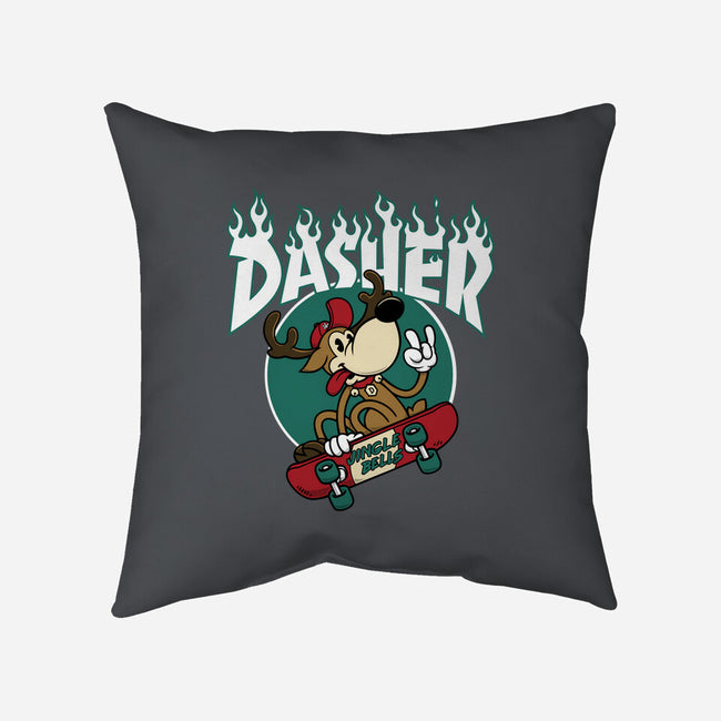 Dasher Thrasher-none removable cover w insert throw pillow-Nemons