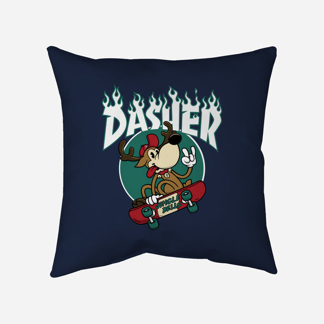 Dasher Thrasher-none removable cover w insert throw pillow-Nemons