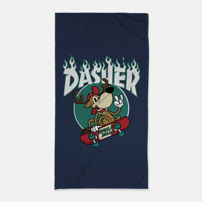 Dasher Thrasher-none beach towel-Nemons