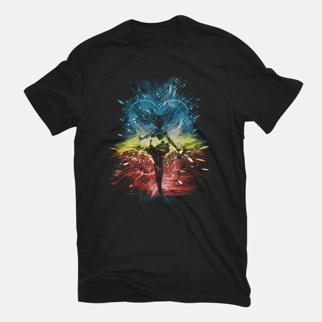 Chibi Moon Storm-womens fitted tee-kharmazero