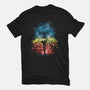 Chibi Moon Storm-womens fitted tee-kharmazero