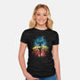 Chibi Moon Storm-womens fitted tee-kharmazero