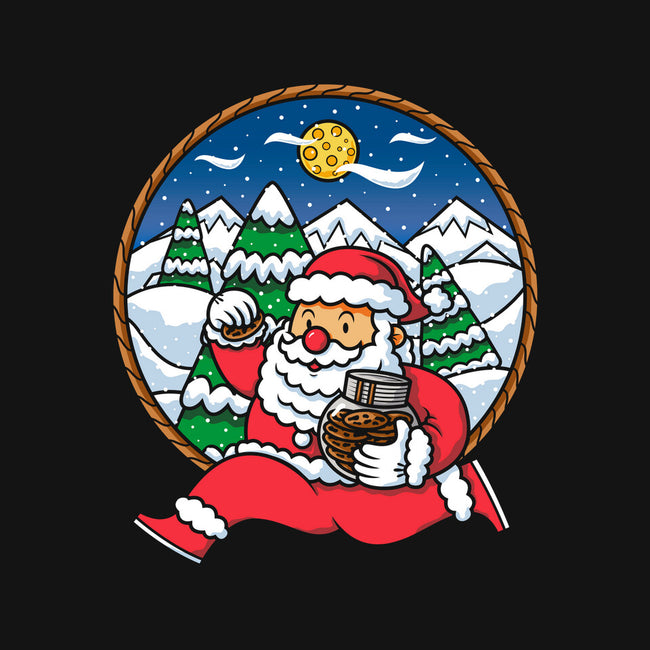 Santa Run-unisex zip-up sweatshirt-krisren28
