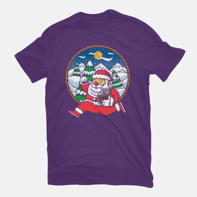 Santa Run-mens basic tee-krisren28