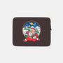 Santa Run-none zippered laptop sleeve-krisren28