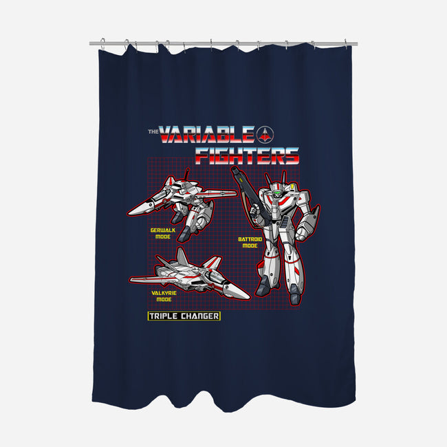The Variable Fighters-none polyester shower curtain-Boggs Nicolas