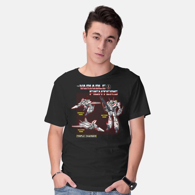 The Variable Fighters-mens basic tee-Boggs Nicolas