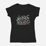 Mother Of Plants-womens v-neck tee-tobefonseca
