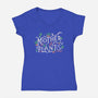 Mother Of Plants-womens v-neck tee-tobefonseca