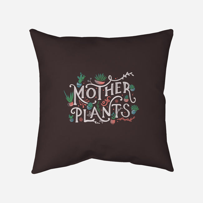 Mother Of Plants-none removable cover w insert throw pillow-tobefonseca