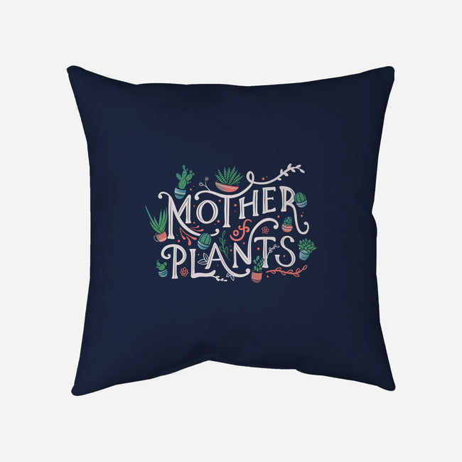 Mother Of Plants-none removable cover w insert throw pillow-tobefonseca