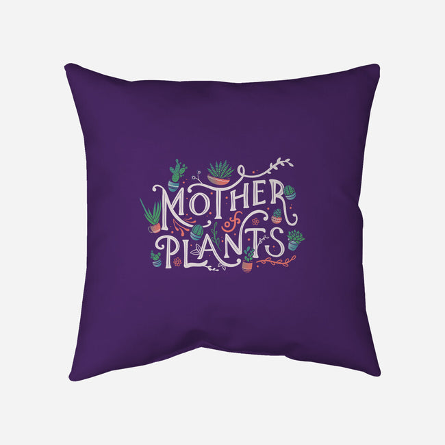 Mother Of Plants-none removable cover w insert throw pillow-tobefonseca