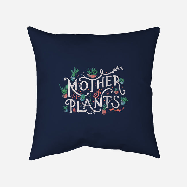 Mother Of Plants-none removable cover throw pillow-tobefonseca