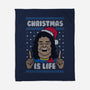 Christmas Is Life!-none fleece blanket-Raffiti