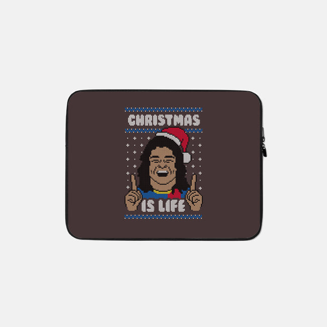 Christmas Is Life!-none zippered laptop sleeve-Raffiti