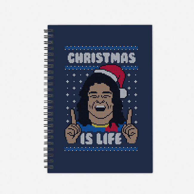 Christmas Is Life!-none dot grid notebook-Raffiti