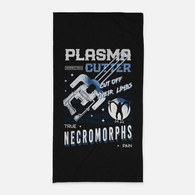 Plasma Cutter-none beach towel-Logozaste