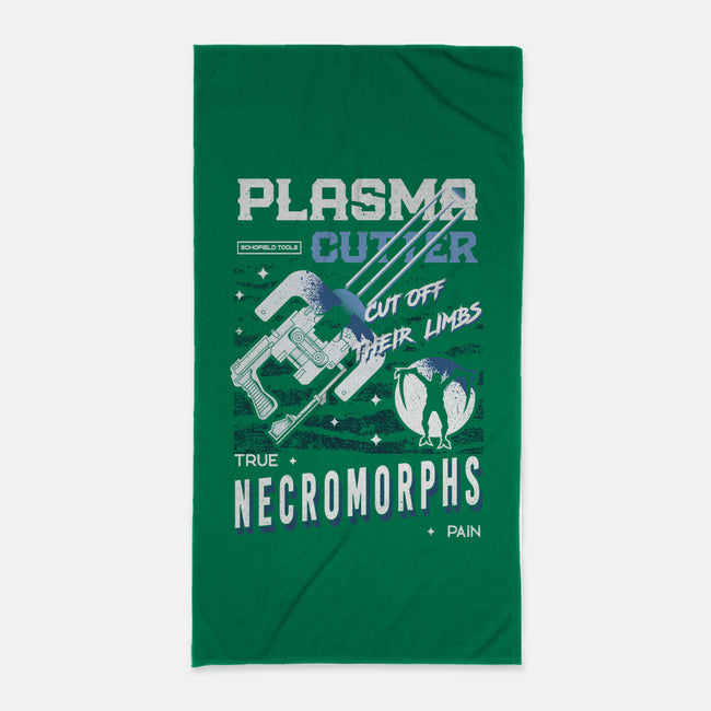 Plasma Cutter-none beach towel-Logozaste