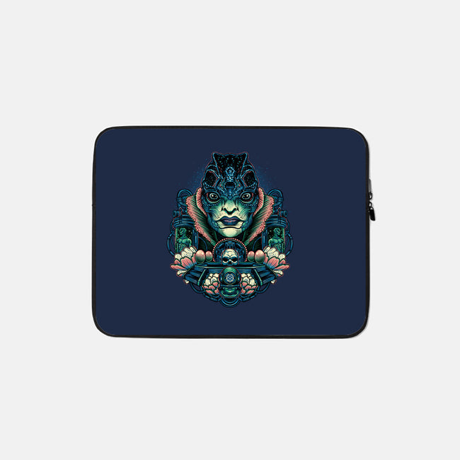 The Kind Amphibian-none zippered laptop sleeve-glitchygorilla