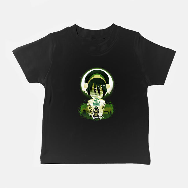 Earthbender Landscape-baby basic tee-dandingeroz