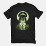 Earthbender Landscape-womens fitted tee-dandingeroz
