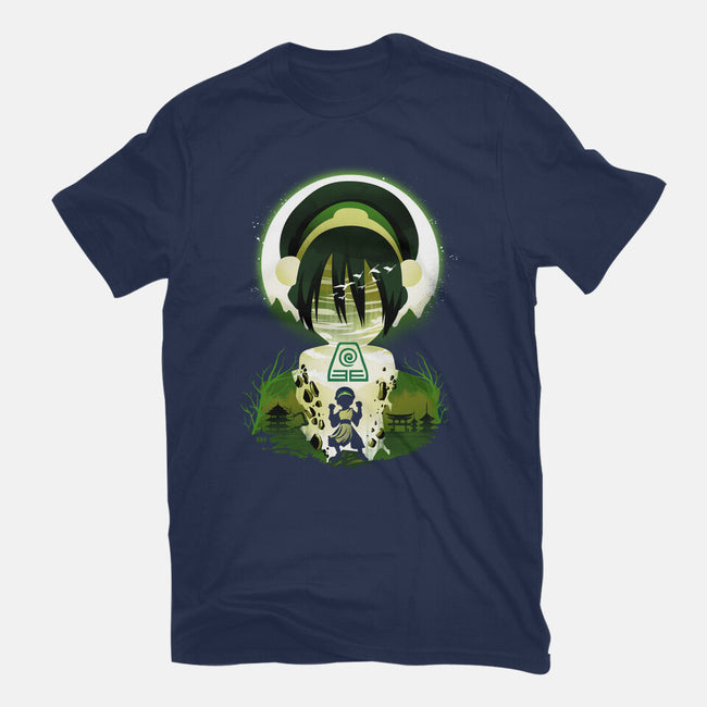 Earthbender Landscape-womens basic tee-dandingeroz