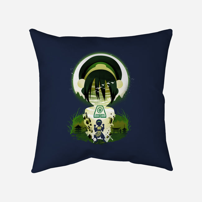 Earthbender Landscape-none removable cover w insert throw pillow-dandingeroz