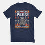 You Shall Not Peek-mens heavyweight tee-rocketman_art