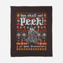 You Shall Not Peek-none fleece blanket-rocketman_art